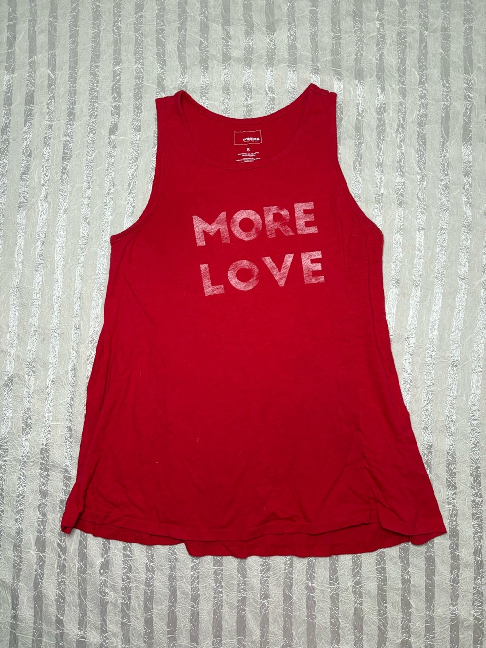 Sonoma Red 'MORE LOVE' Graphic Tank